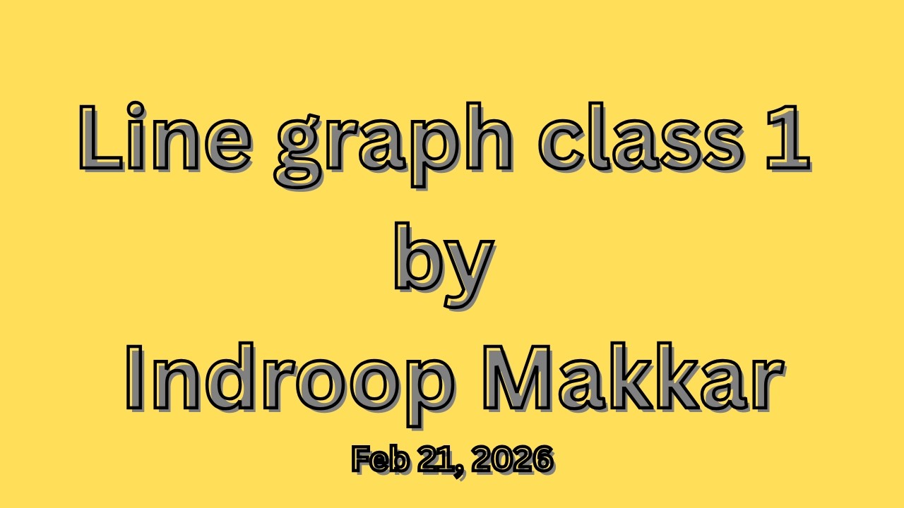 Line Graph Class 1