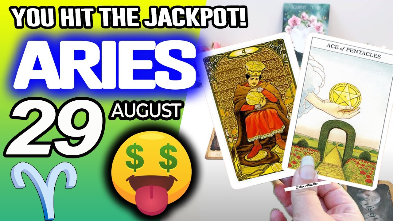 Aries ♈🤑YOU HIT THE JACKPOT!💲💲 horoscope for today AUGUST 29 2025 ♈ #aries tarot AUGUST