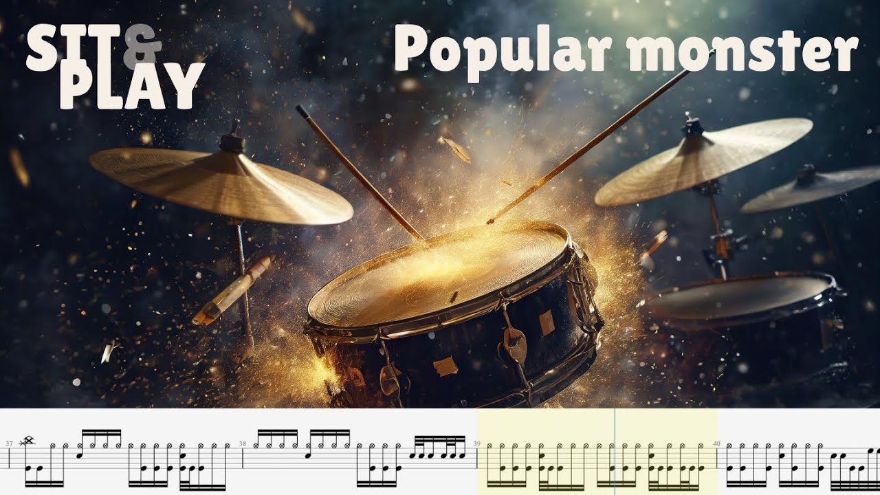 Popular Monster - Falling In Reverse - Drum Cover + Tabs