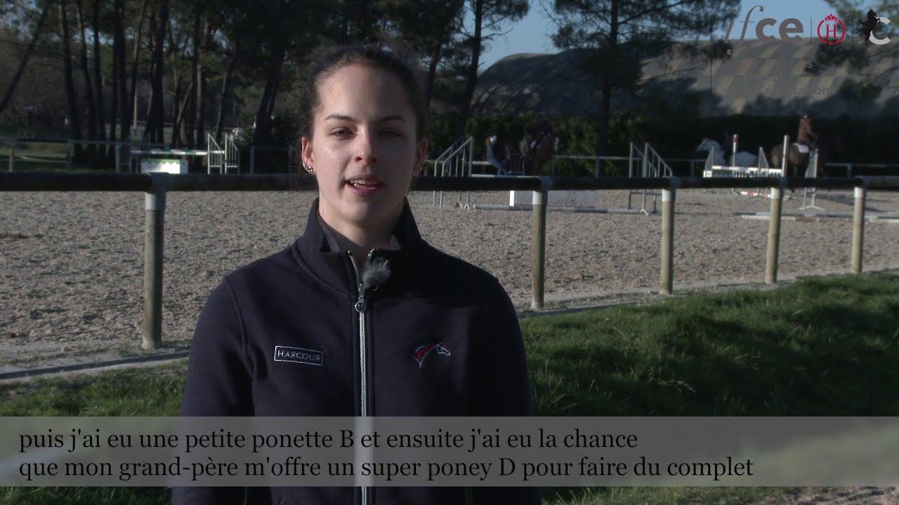 Joséphine HETEAU - Cavalière au Pôle France jeunes FFE de CCE
