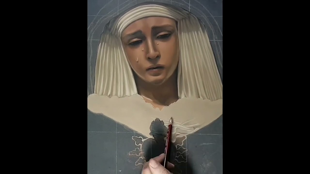 Retrato a pastel de María Santísima de los Dolores (Ceuta)