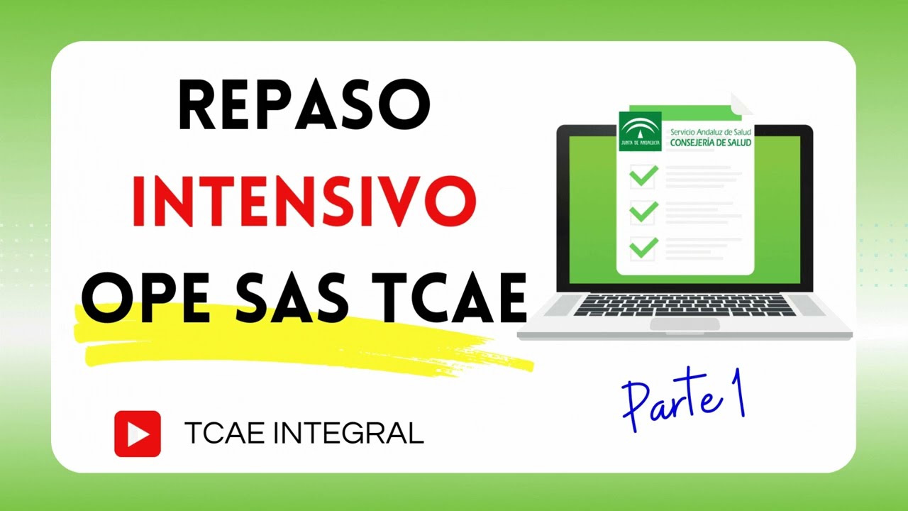📚REPASO INTENSIVO 💥OPE SAS TCAE INTEGRAL: Estructura ,posibles preguntas con ejemplos y más!