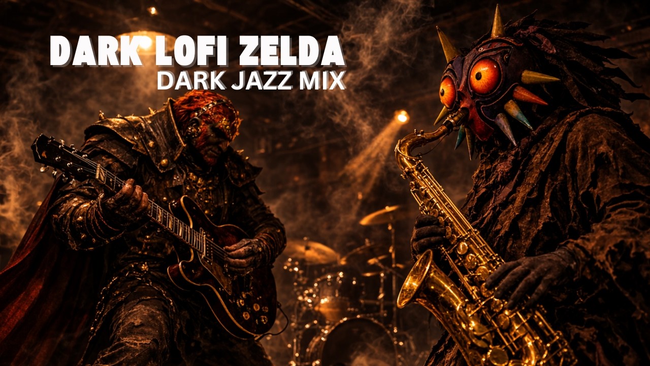 1H | Dark Lo-Fi Zelda – Dark Lo-fi 🏰 |Dark & Jazz for Focus, Study, Sleep & Chill