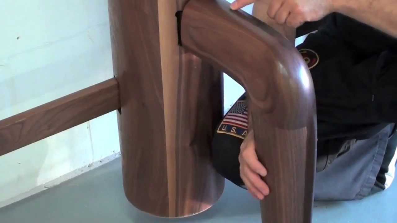 Shaolin House's Exotic Hardwood Dummies at Everything Wing Chun