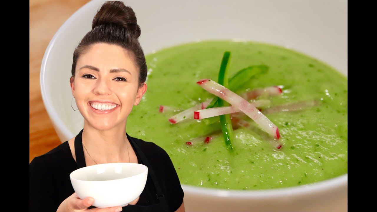 Easy Cucumber Avocado Gazpacho Recipe