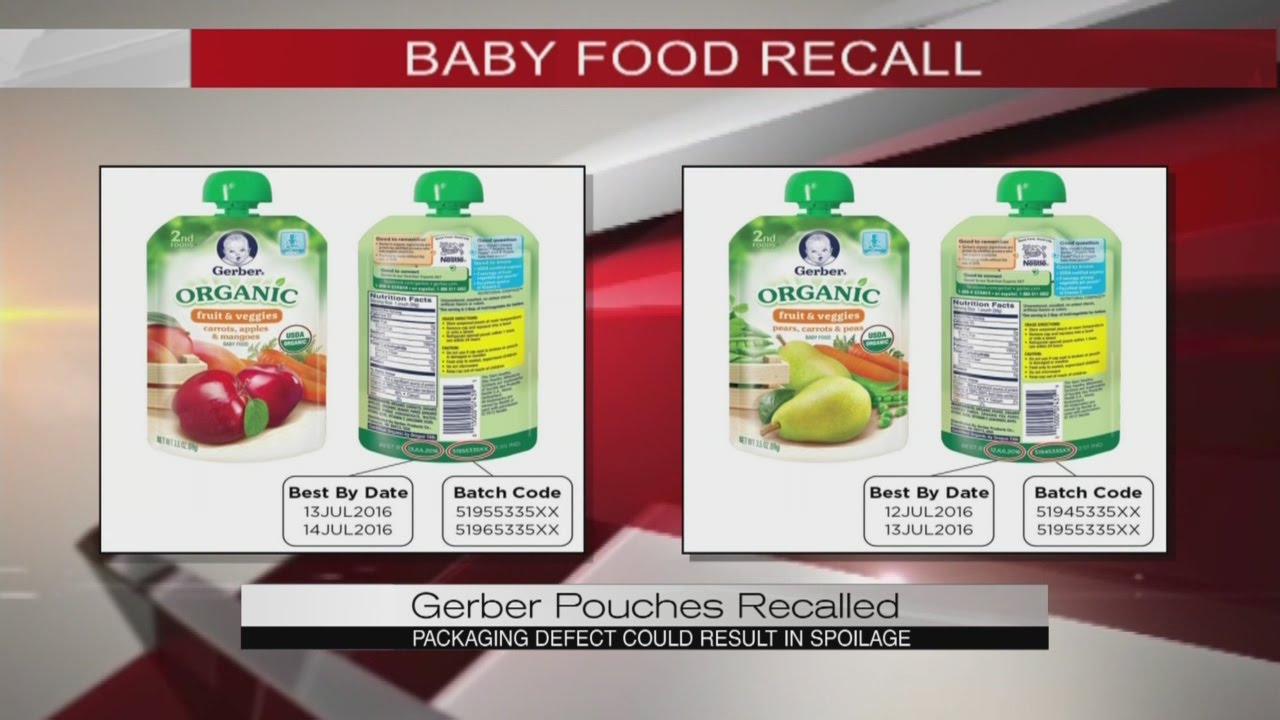 Baby Food Recall
