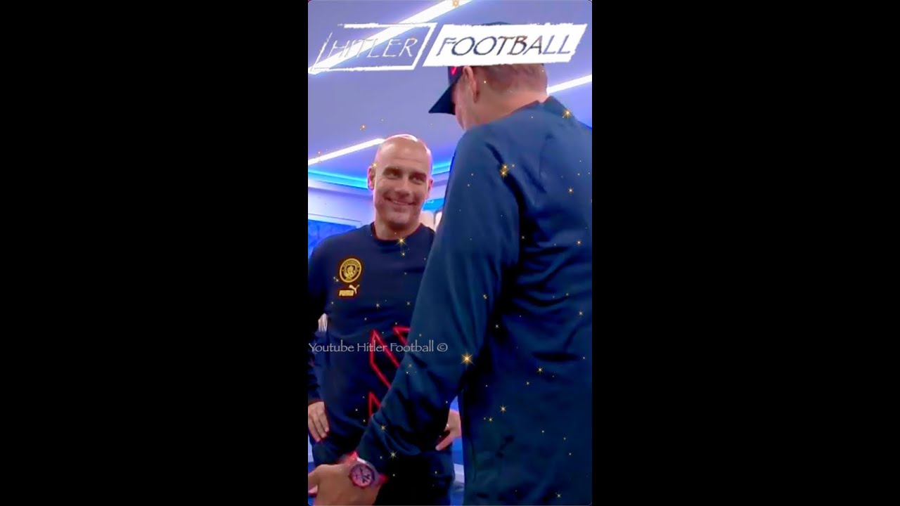 Pep Guardiola asking if Klopp played golf 😘 #Shorts