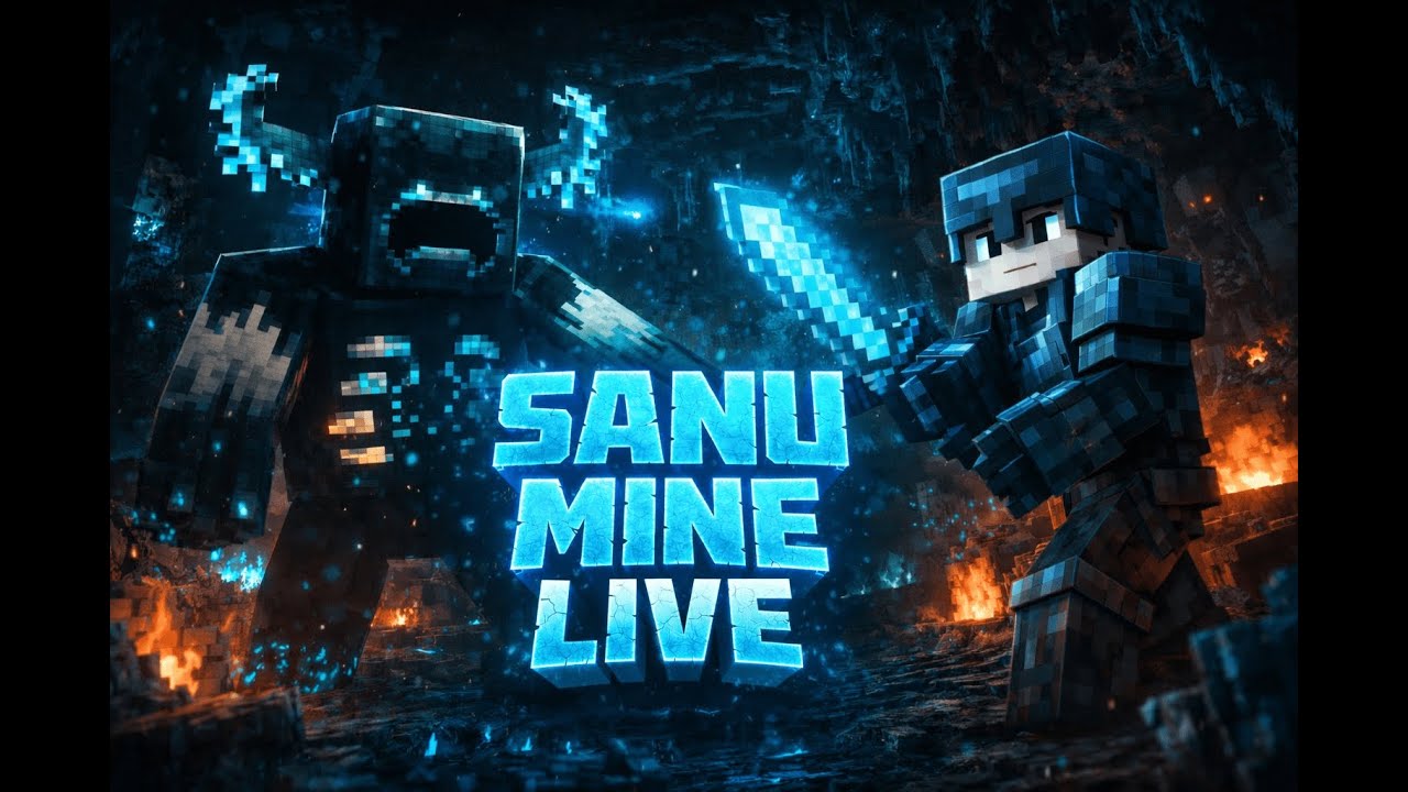 Sanu mine is live New Survived 100 Days In Minecraft Hardcore! 