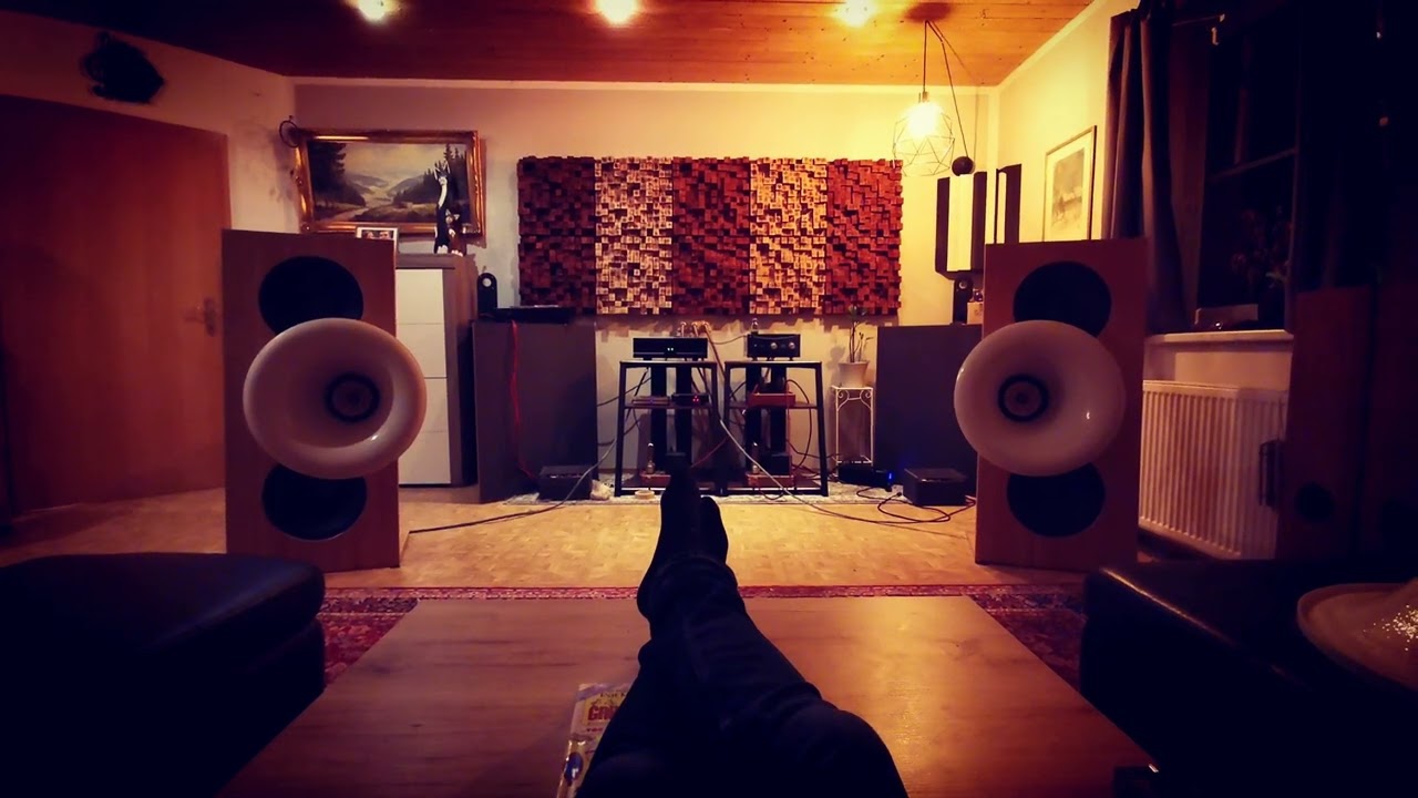 Open Baffle Horn + Dartzeel +MP701 +Denafrips = GOOSEBUMPS (London Grammar)