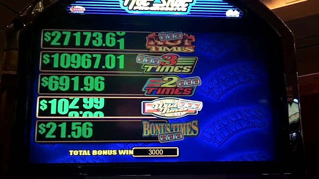 Hot Shots slot machine bonus win at Parx casino