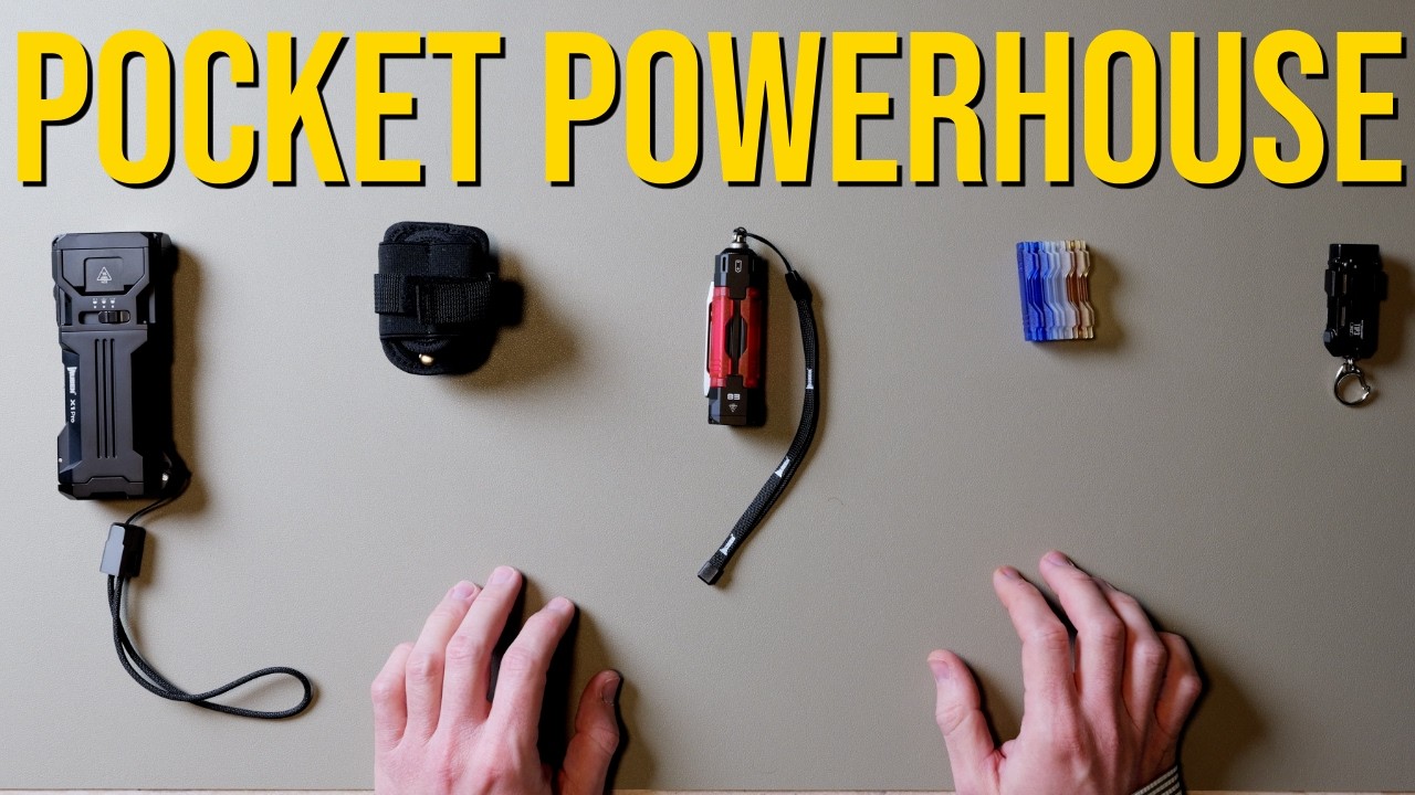 Best EDC Flashlight Battle: Wuben X1 Pro, E8 & Nitecore TIP3 Review