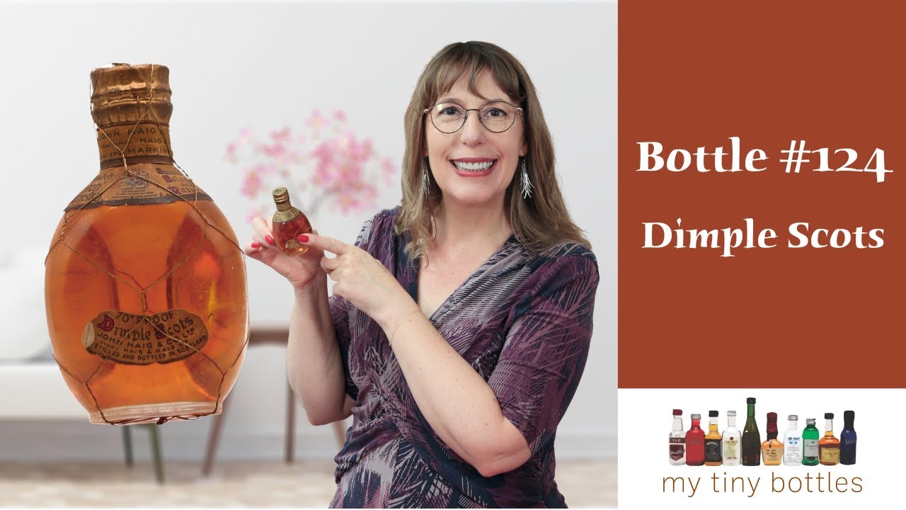 My Tiny Bottles: Dimple Scots - History in Grandma's Dusty Mini Bottles