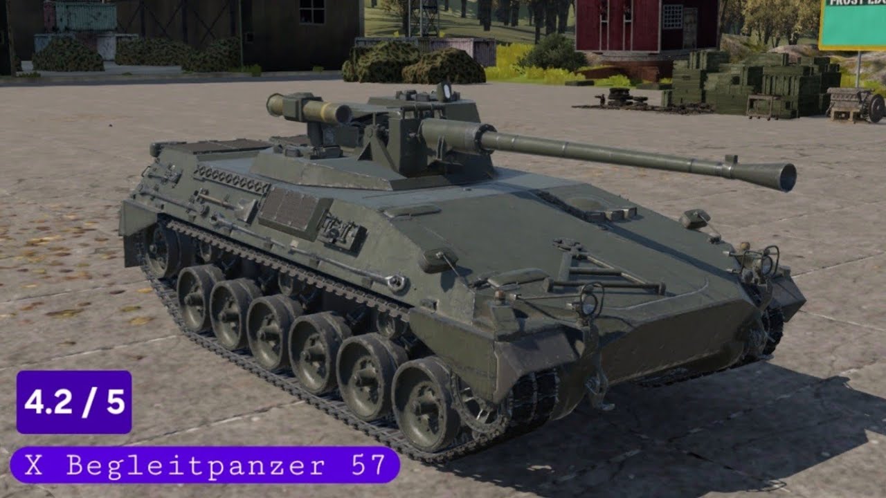 War thunder mobile | Begleitpanzer 57 gameplay