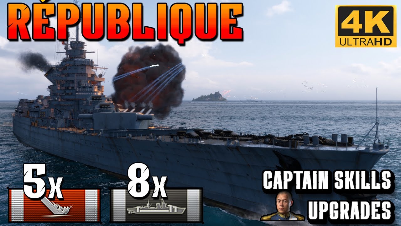 R&eacute;publique: After Dispersion Buff - World of Warships