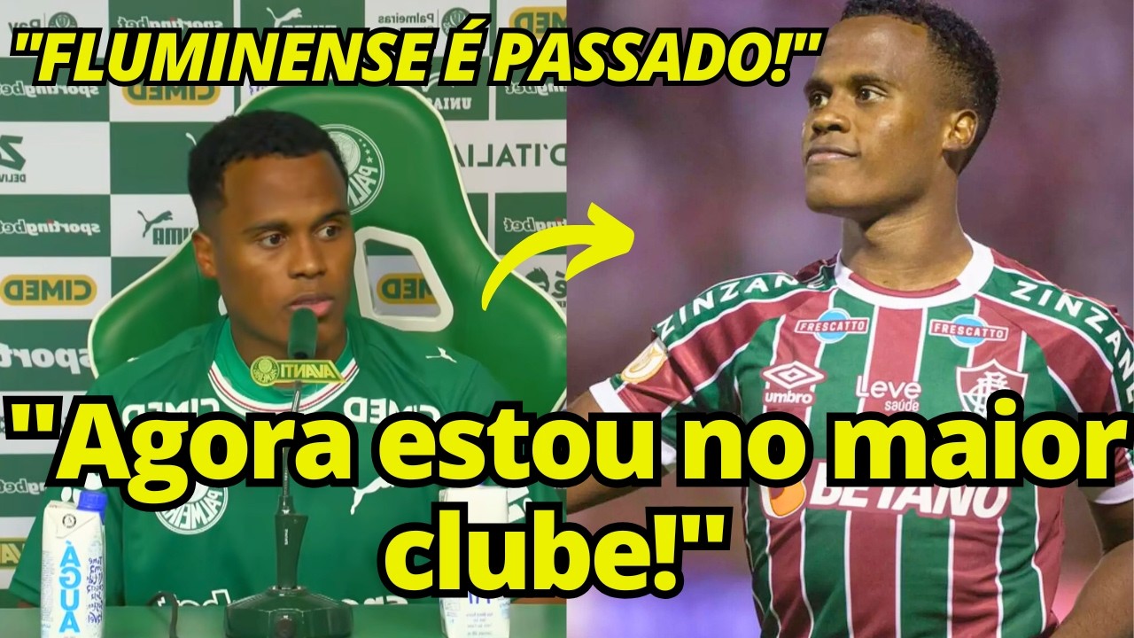 ARIAS NO PALMEIRAS! ELE PROVOCOU O FLUMINENSE? ENTENDA A POLÊMICA!