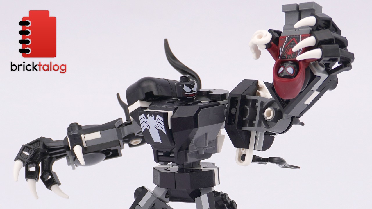 LEGO 76276 Venom Mech Armor vs. Miles Morales Speed Build