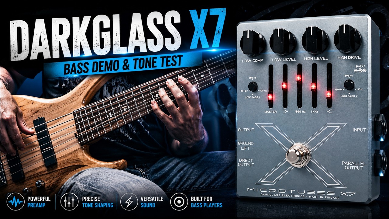 🎸 Darkglass Microtubes X7 // Bass Demo
