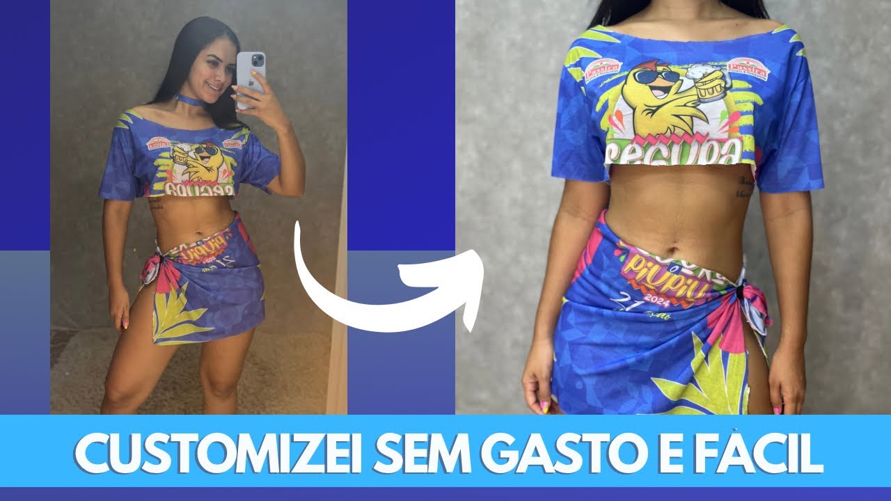 CUSTOMIZAÇÃO SEM COSTURA | fácil é super rápido