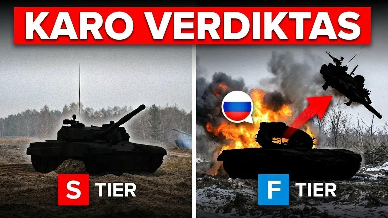 Karas Ukrainoje atskleidė, kuris tankas iš tiesų Nr. 1