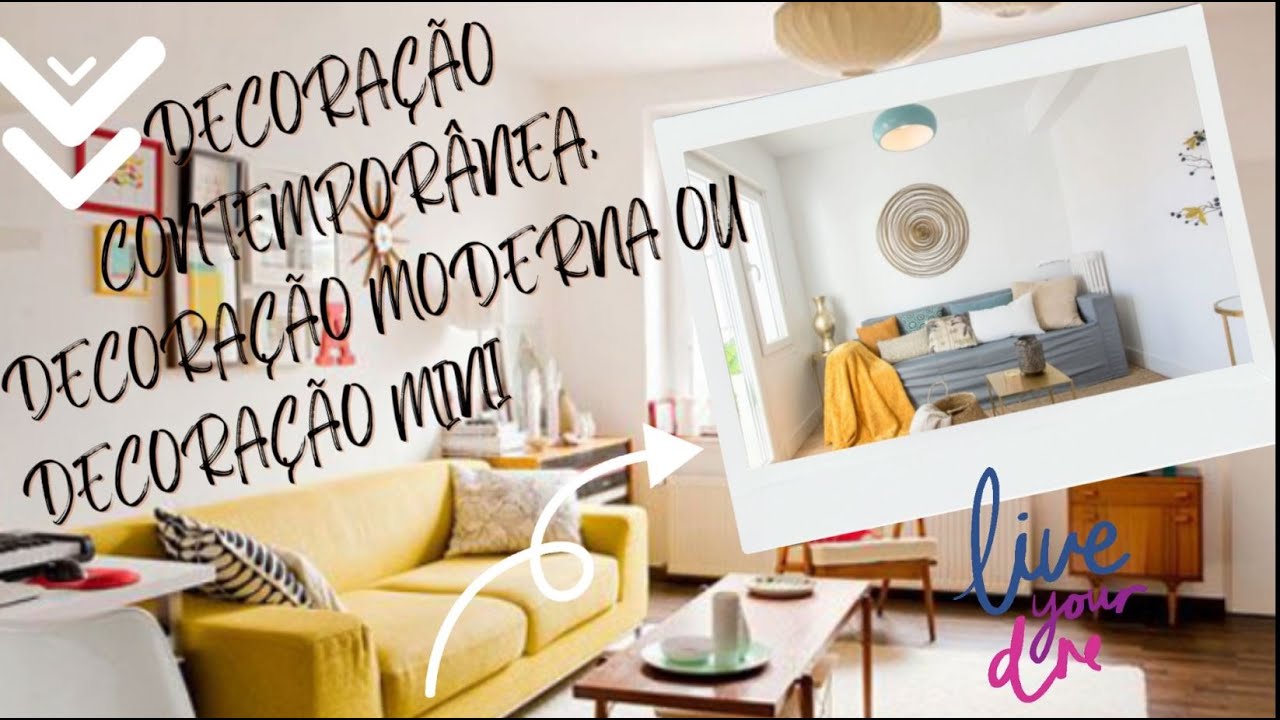 como fazer uma DECORAÇÃO CONTEMPORÂNEA?