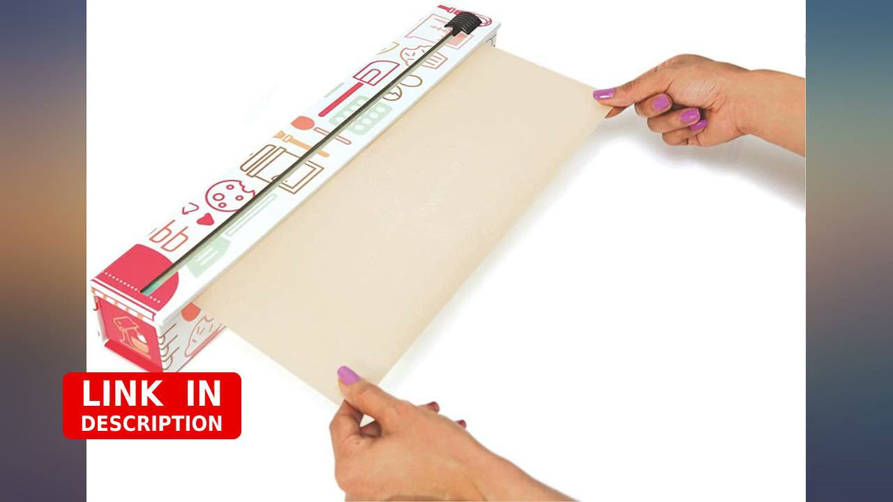 ChicWrap Baker's Tools Parchment Paper Dispenser with 15