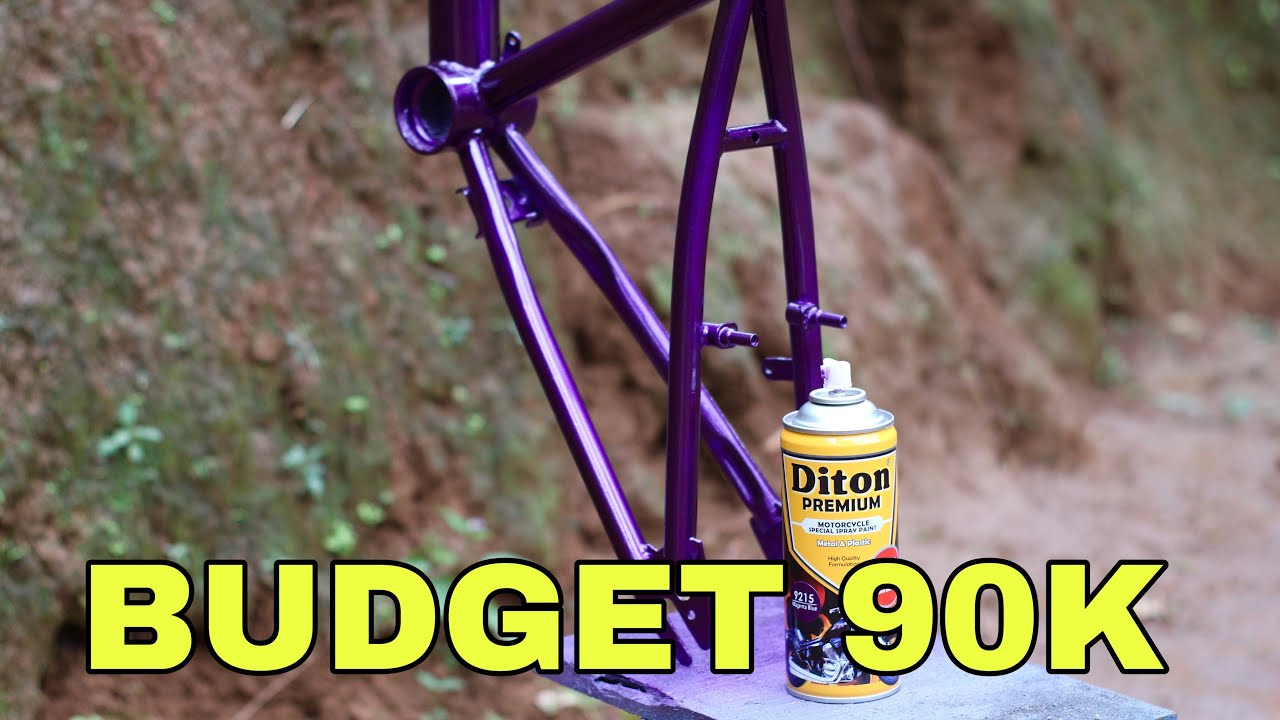 HOW TO A BICYCLE FRAME WITH SPRAY PAINT DITON PREMIUM