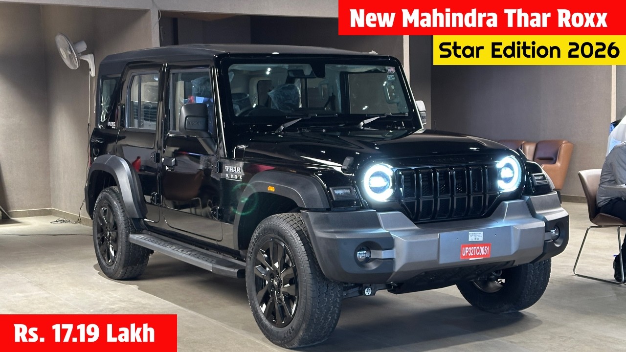 Updated✅ Mahindra Thar Roxx 2026 | Thar Roxx Star Edition | Thar Roxx Black Edition | Thar Roxx