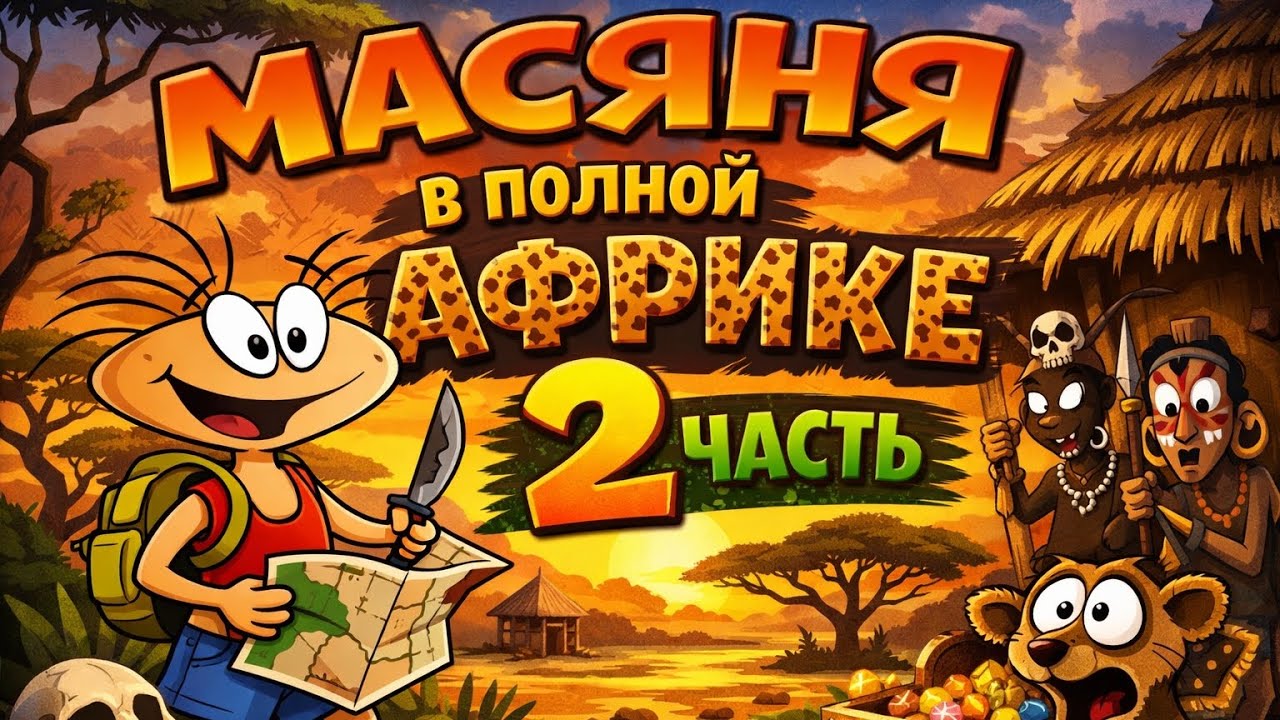 Масяня в полной Африке 2 часть 