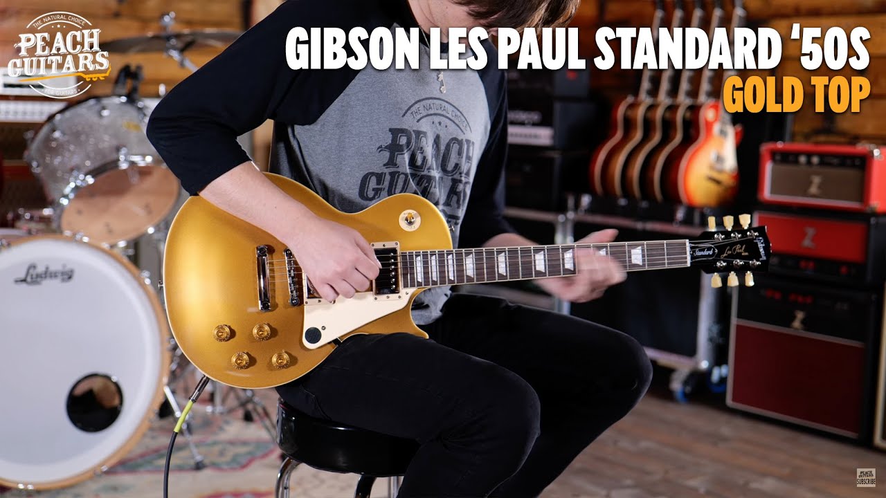 No Talking...Just Tones | Gibson Les Paul Standard '50s - Gold Top