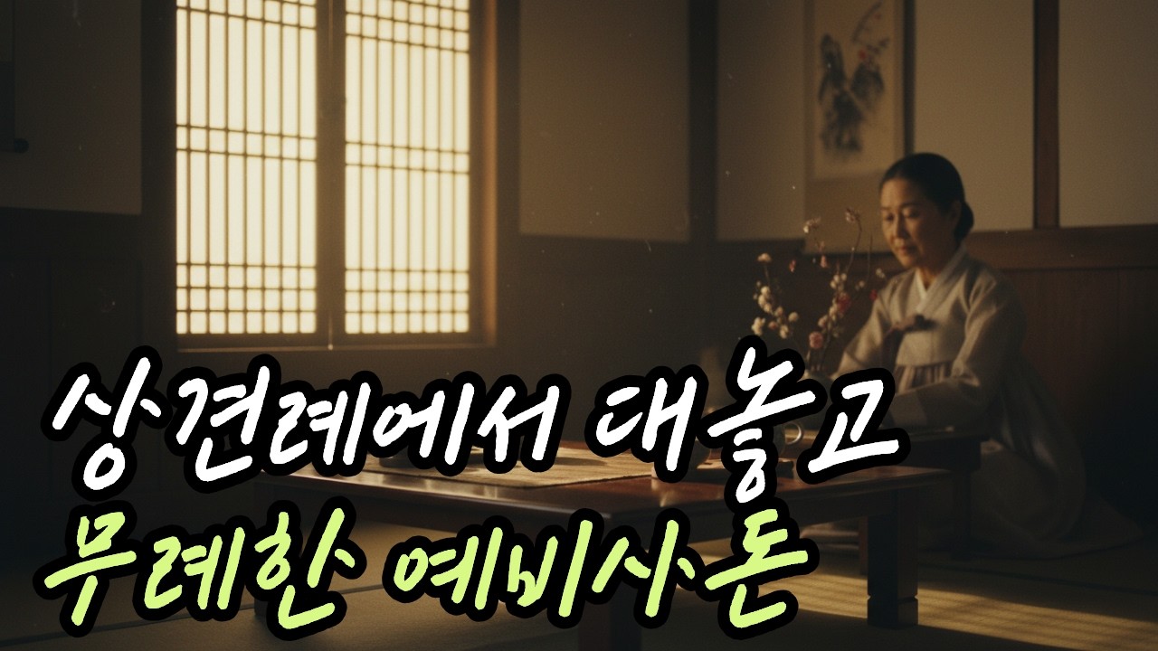 🎯오디오북🧠상견례에서 대놓고 무례한 예비사돈  | 잠들기 전 듣는 오디오북, 인생 이야기, 시니어 생활정보