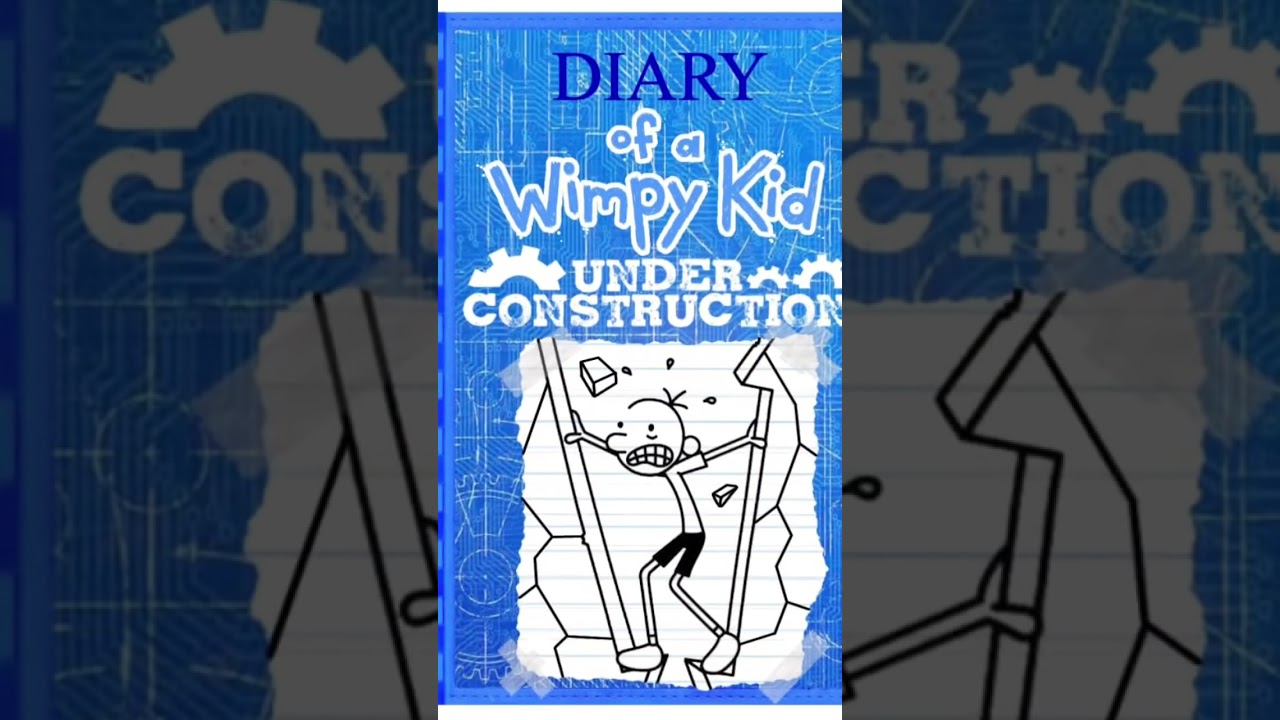 Diary Of the Wimpy kid Fancover which can be a actual book #diaryofawimpykid #shorts