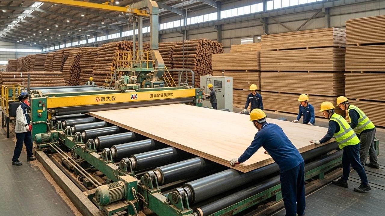 C&Oacute;MO se FABRICA la MADERA CONTRACHAPADA paso a paso