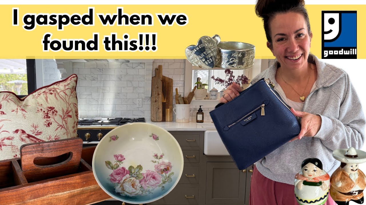 I Can't Believe What We Found Thrifting at The GOODWILL Bins! + Kitchen Remodel Update