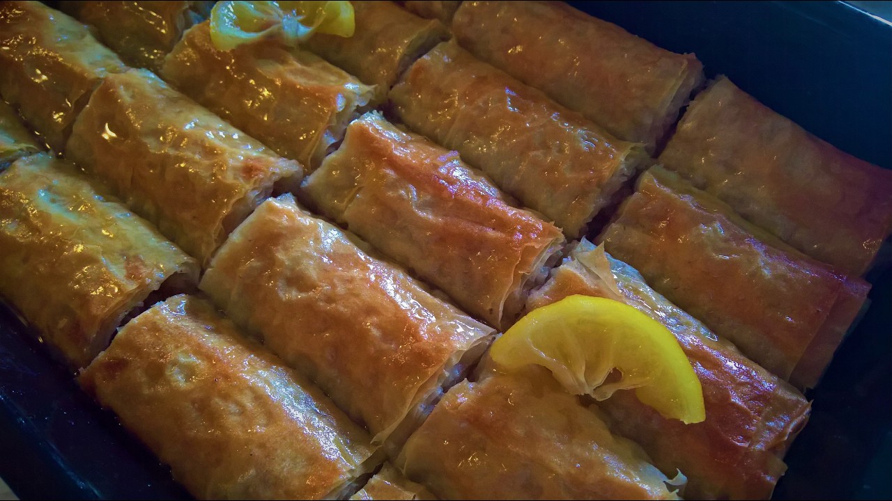 Pita sa jabukama, soča, ukusna /  Posno