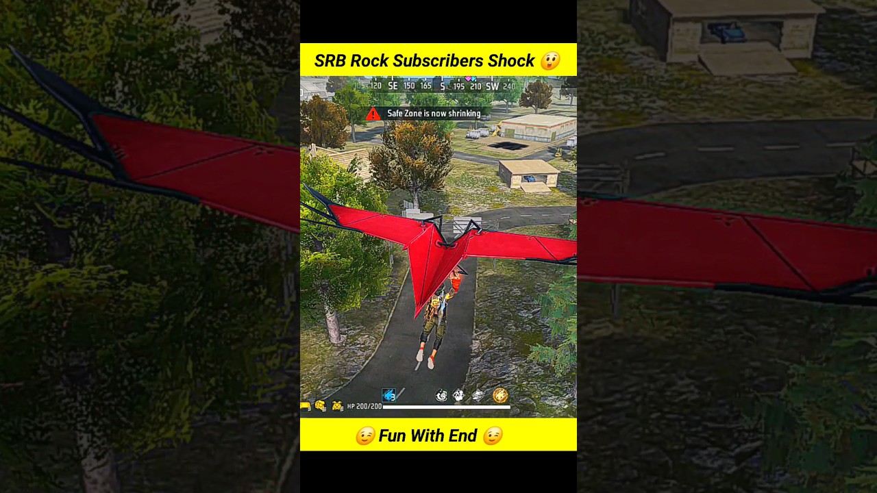 SRB Rock Subscribers Shock 🤯🤯😲🤣 || @funwithsrbyt || #freefire #comedy #funny #shorts #viral #srb