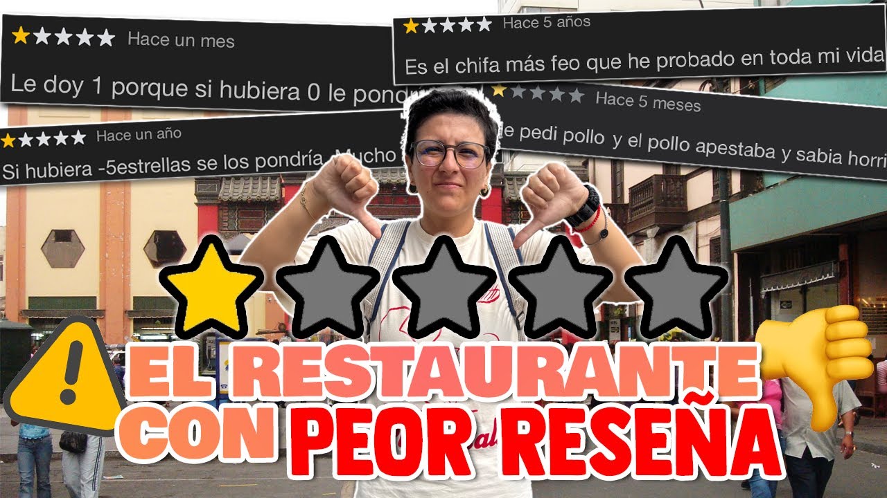 EL RESTAURANTE CON PEOR RESEÑA - Ariana Bolo Arce