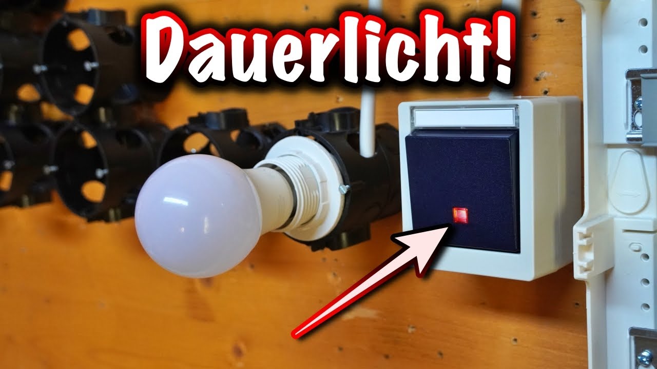 Kontrollschalter zum Orientierungsschalter für Dauerglimmen umfunktionieren! ElektroM