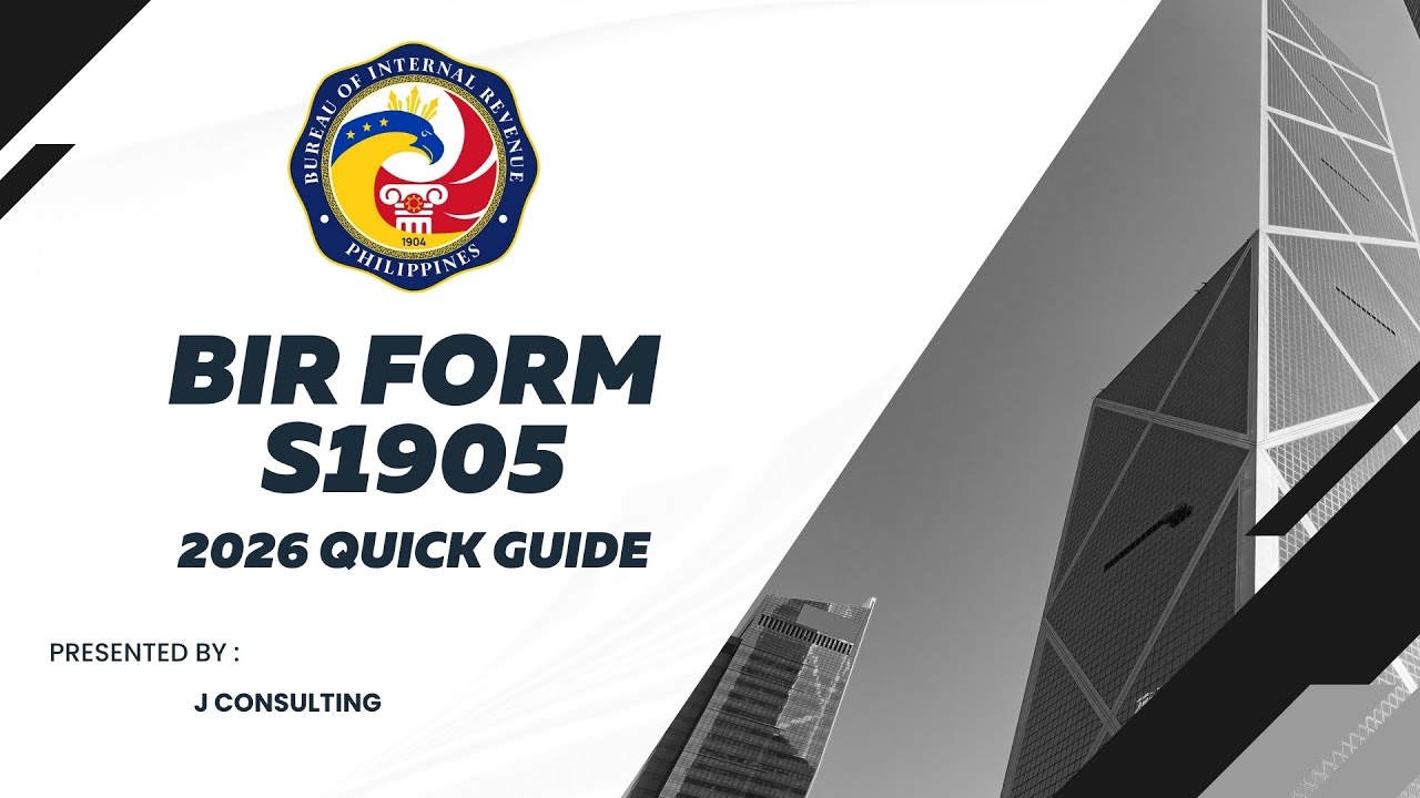 BIR | BIR Form S1905 How to Fill Out 2026 Update #fypシ #orus #S1905 #birregistration