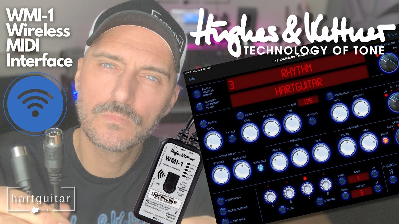Hughes & Kettner WMI-1 Wireless MIDI Interface - The complete video manual