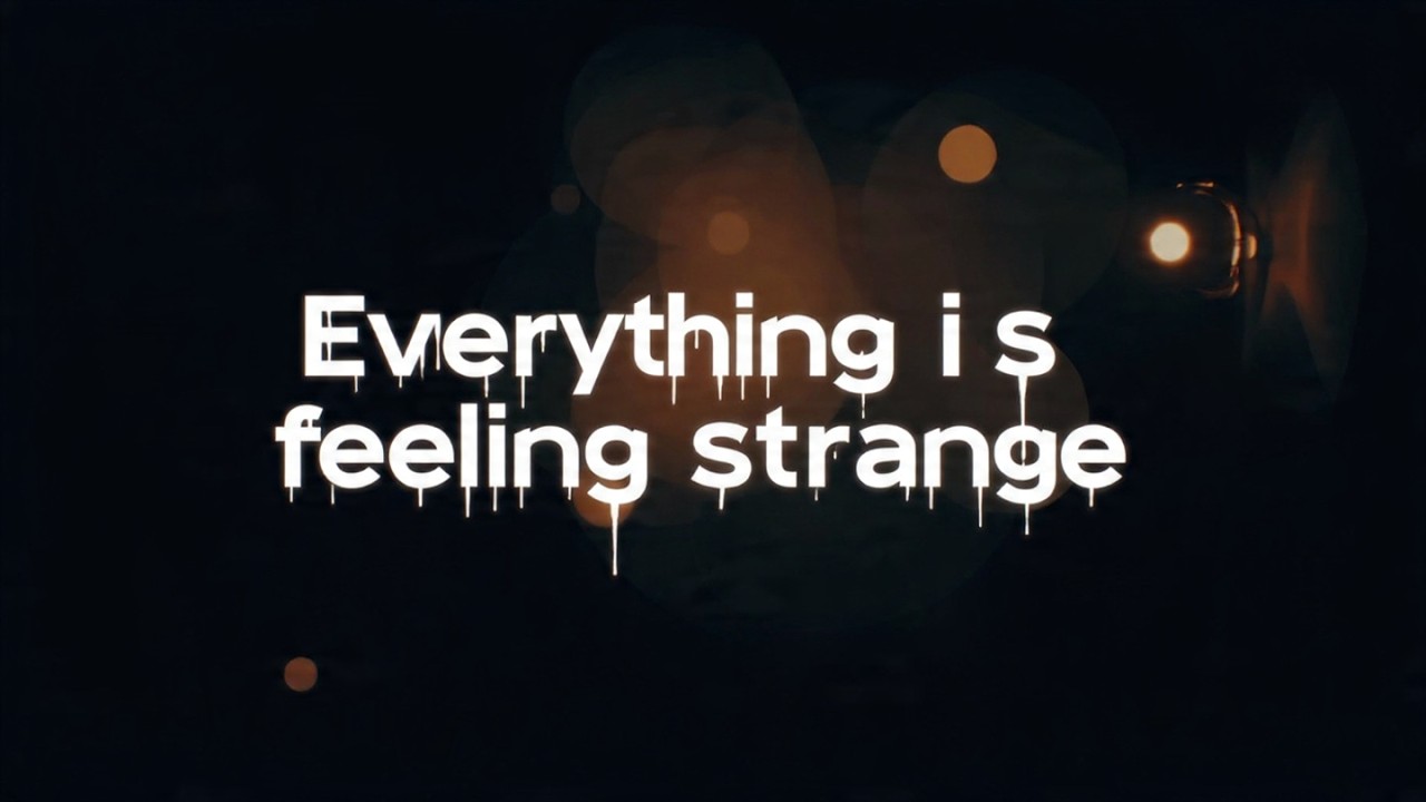 Everything is feeling strange (Funk Music Theme)