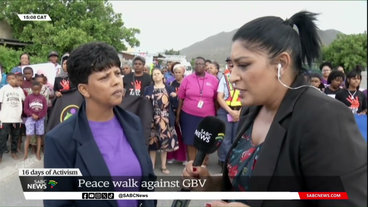 Klapmuts activists embark on peace walk against GBV