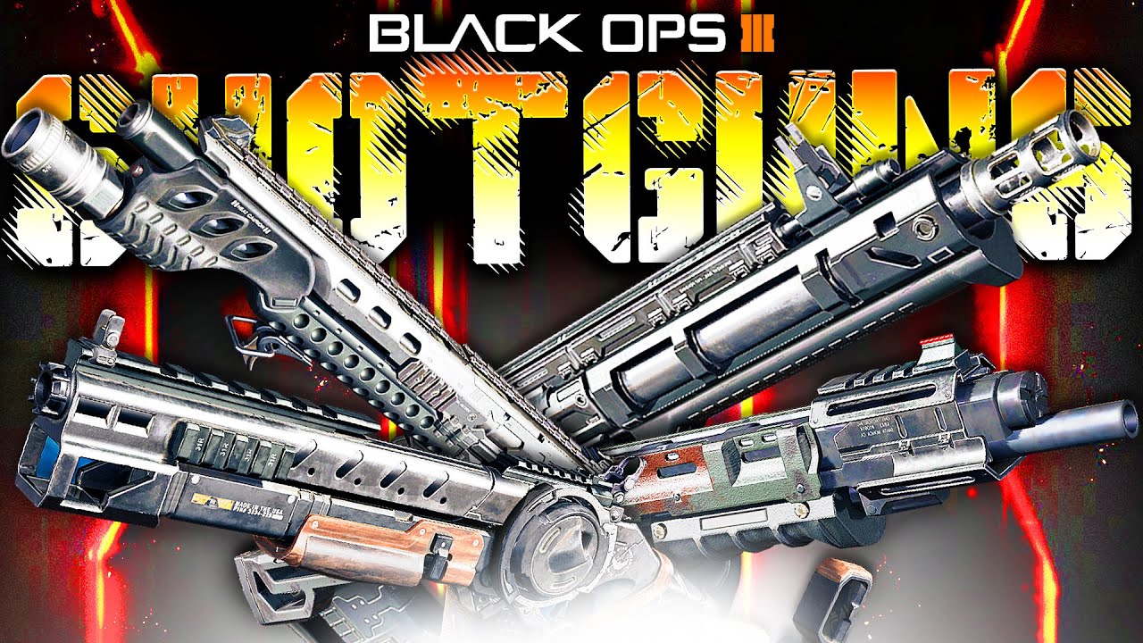 ALL BLACK OPS 3 SHOTGUNS - LIVE! (Argus, 205 Brecci, Haymaker 12 & KRM-262)