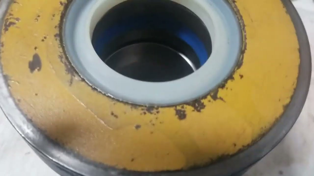 Working on my CAT D5M installing an idler
