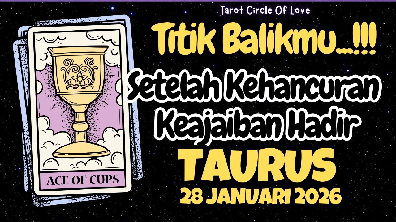 🌟 TAURUS TITIK BALIK KEAJAIBAN HADIR PADAMU⁉️28 JANUARI 2026✨