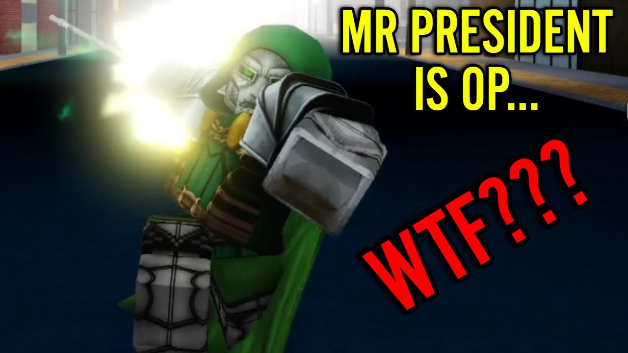 MrPresident Buff is BUSTED | ROBLOX Your Bizarre Adventure