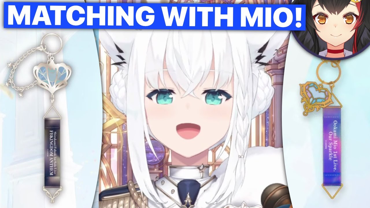 Fubuki Unveils Merch That Matches Mio's (Hololive) [Eng Subs]