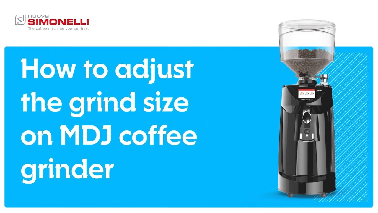 MDJ coffee grinder - How to adjust grind size