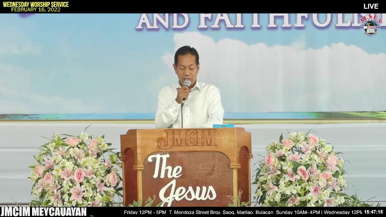 JMCIM Meycauayan Live Streaming 02-16-2022