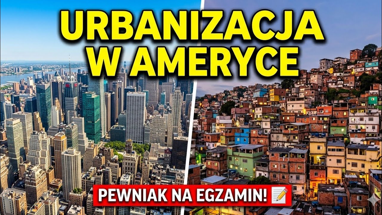 Wszystko o urbanizacji w Ameryce w 7 minut! (Pewniaki na egzamin)
