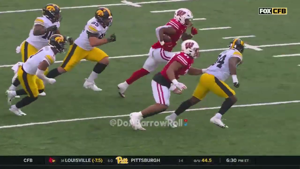 Wisconsin OL/Offense vs Iowa Defense (2023)